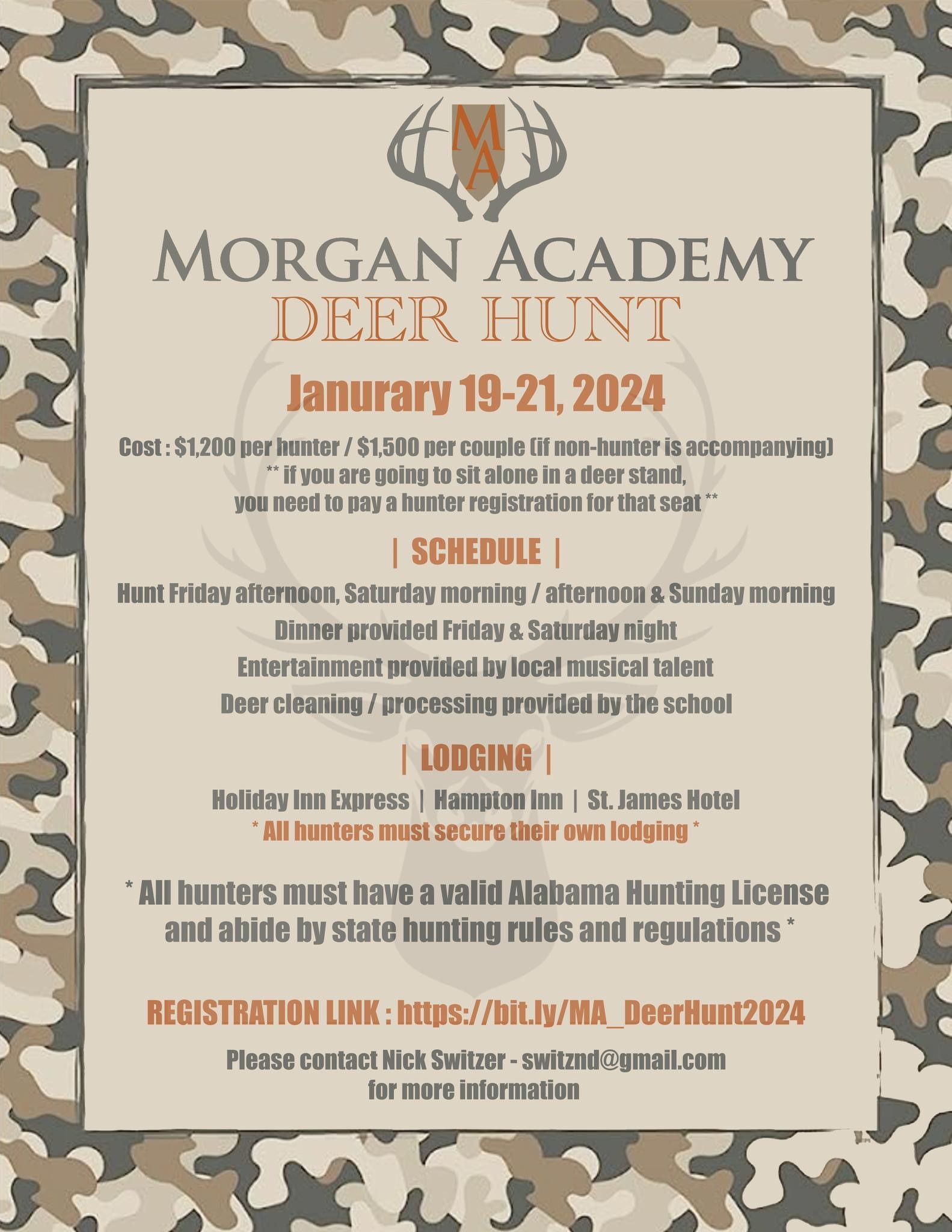 Morgan Academy Deer Hunt