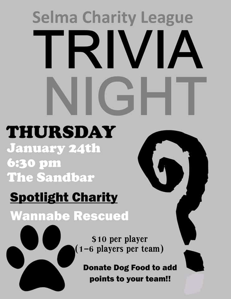 Selma Charity League trivia Night