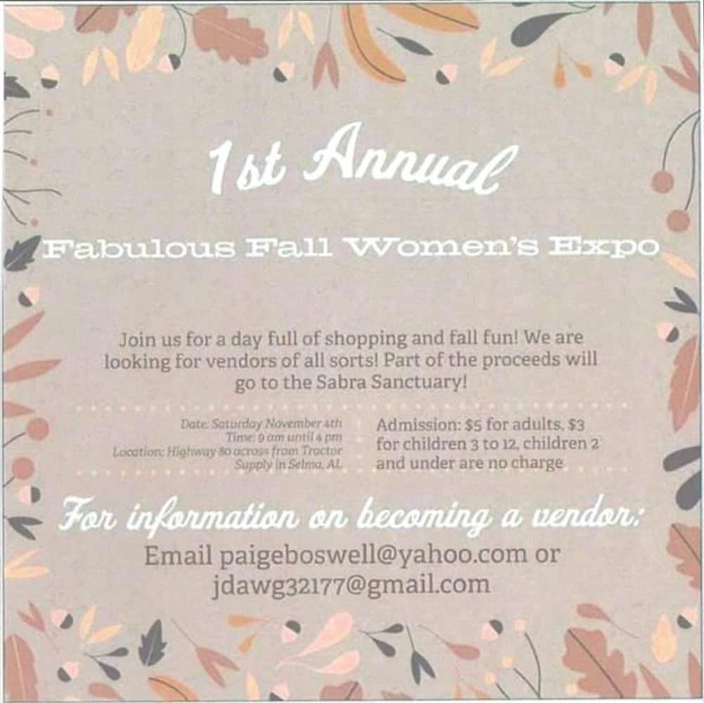 1st Annual Fabulous Fall Womens Expo