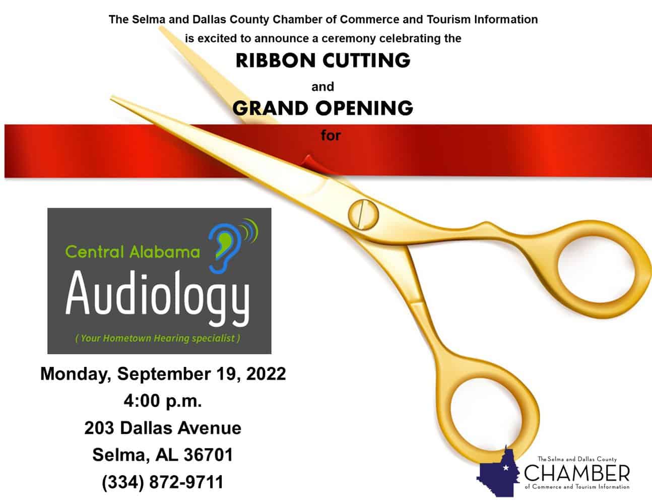 Central Alabama Audiology Grand Opening Ribbon Cutting Celebration