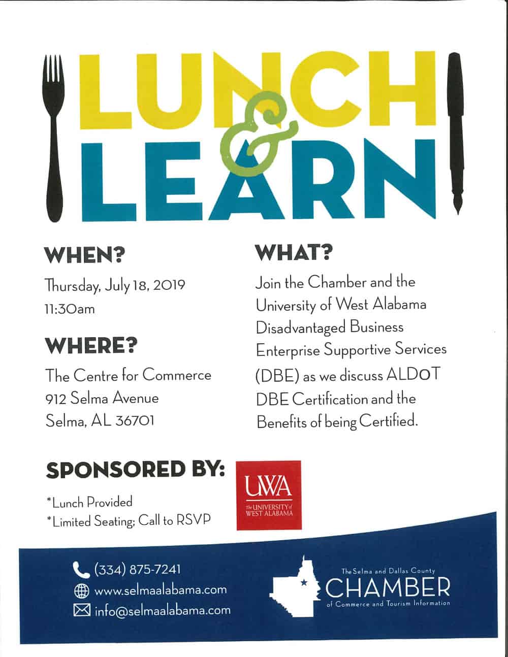 Lunch and Learn June DBE