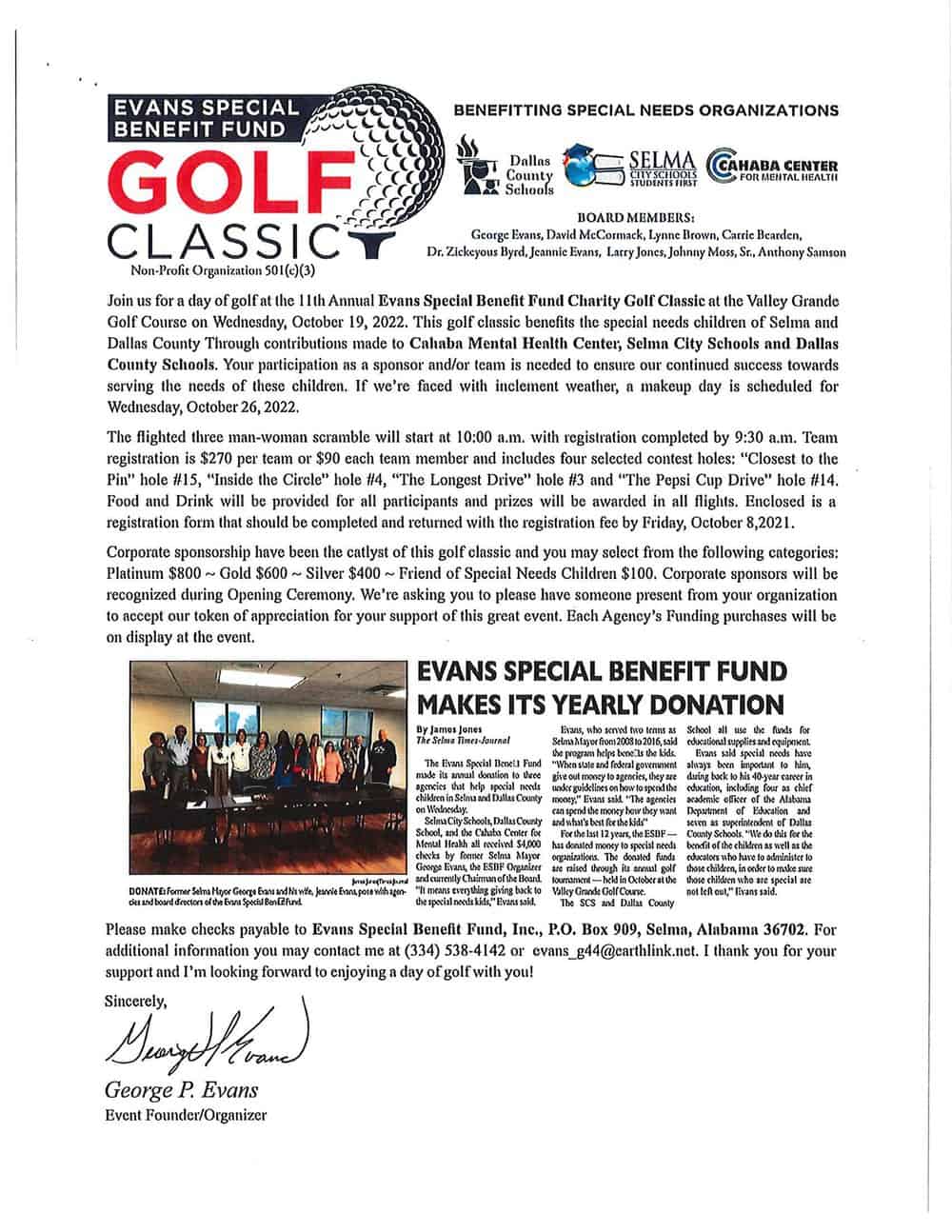 Mayor Golf Page 1